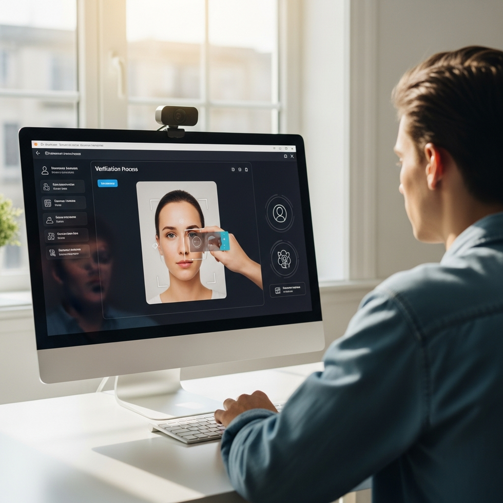 visual diagram of Roblox’s age verification process using facial recognition technology