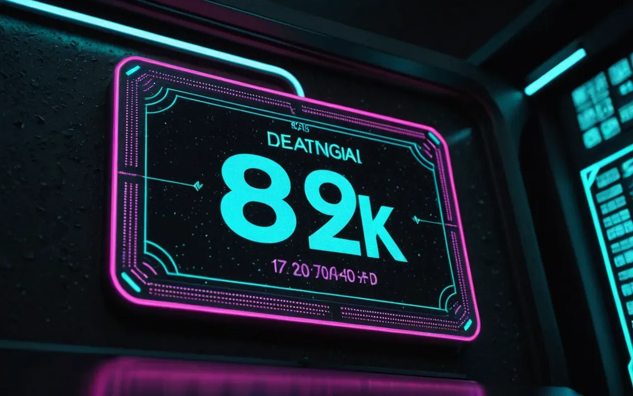 Futuristic concept art depicting abstract holographic interface elements floating above dark surface with glowing cyan and magenta accents suggesting advanced technology without any readable text or specific brand logos visible.